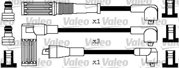 Valeo 346460 - Комплект запалителеи кабели vvparts.bg