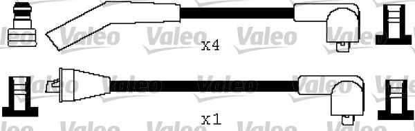 Valeo 346461 - Комплект запалителеи кабели vvparts.bg