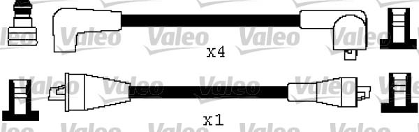 Valeo 346468 - Комплект запалителеи кабели vvparts.bg