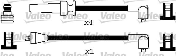 Valeo 346400 - Комплект запалителеи кабели vvparts.bg