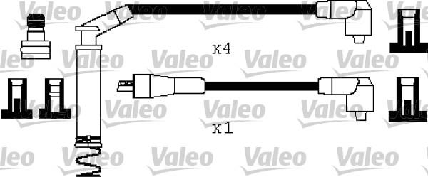 Valeo 346401 - Комплект запалителеи кабели vvparts.bg