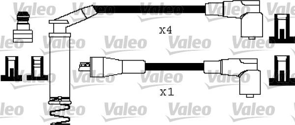 Valeo 346403 - Комплект запалителеи кабели vvparts.bg