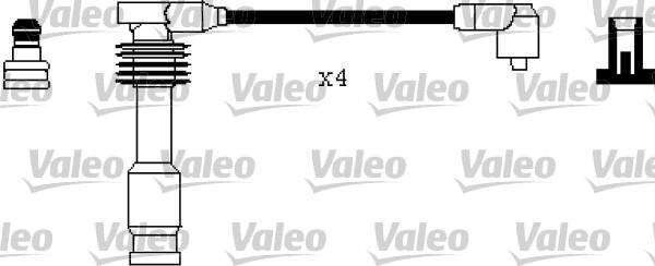 Valeo 346402 - Комплект запалителеи кабели vvparts.bg