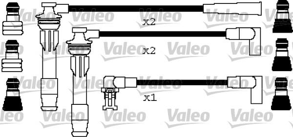 Valeo 346407 - Комплект запалителеи кабели vvparts.bg