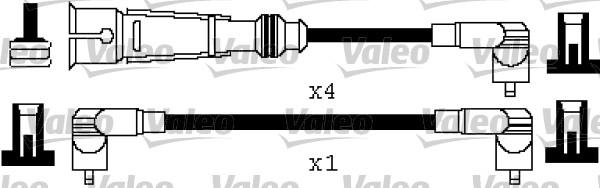Valeo 346415 - Комплект запалителеи кабели vvparts.bg