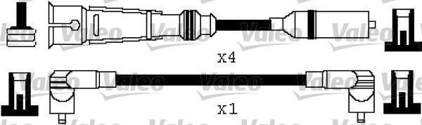 Valeo 346417 - Комплект запалителеи кабели vvparts.bg