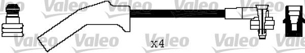 Valeo 346485 - Комплект запалителеи кабели vvparts.bg