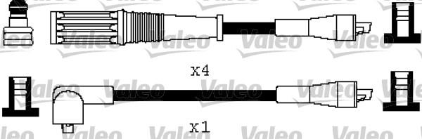 Valeo 346488 - Комплект запалителеи кабели vvparts.bg