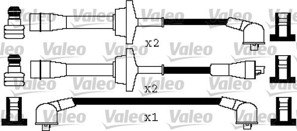 Valeo 346439 - Комплект запалителеи кабели vvparts.bg