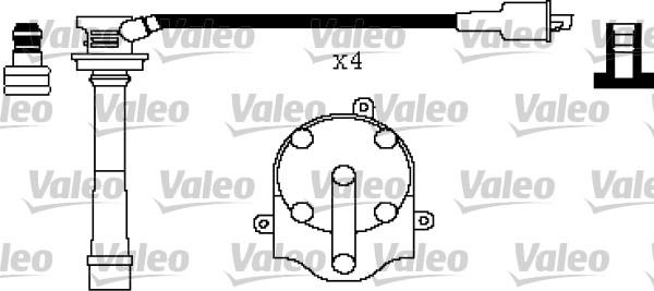 Valeo 346430 - Комплект запалителеи кабели vvparts.bg