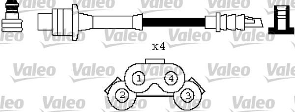 Valeo 346429 - Комплект запалителеи кабели vvparts.bg