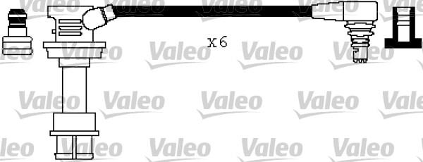 Valeo 346424 - Комплект запалителеи кабели vvparts.bg