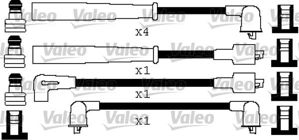 Valeo 346422 - Комплект запалителеи кабели vvparts.bg