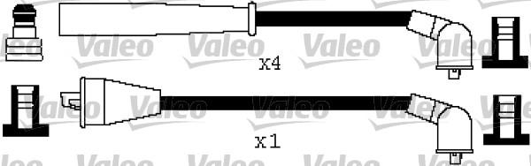 Valeo 346477 - Комплект запалителеи кабели vvparts.bg