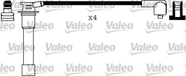 Valeo 346595 - Комплект запалителеи кабели vvparts.bg