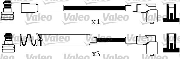 Valeo 346590 - Комплект запалителеи кабели vvparts.bg