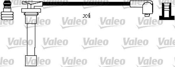 Valeo 346598 - Комплект запалителеи кабели vvparts.bg