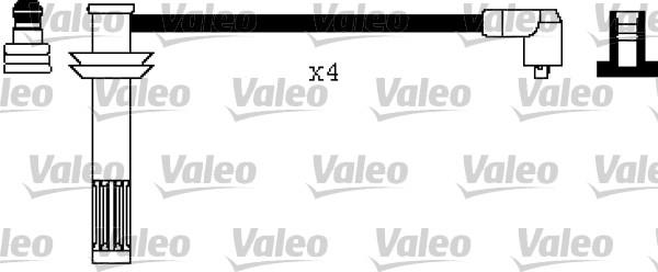 Valeo 346543 - Комплект запалителеи кабели vvparts.bg