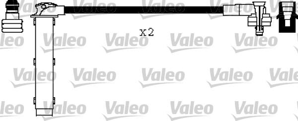 Valeo 346552 - Комплект запалителеи кабели vvparts.bg