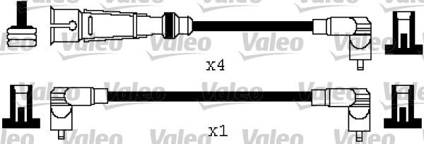 Valeo 346569 - Комплект запалителеи кабели vvparts.bg