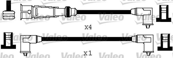 Valeo 346566 - Комплект запалителеи кабели vvparts.bg