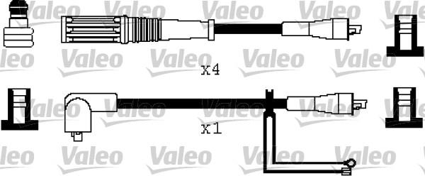 Valeo 346509 - Комплект запалителеи кабели vvparts.bg