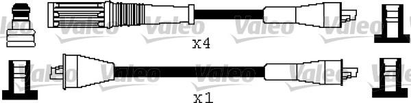 Valeo 346504 - Комплект запалителеи кабели vvparts.bg