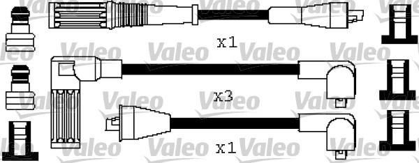Valeo 346505 - Комплект запалителеи кабели vvparts.bg