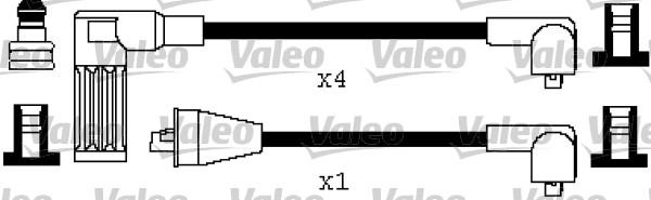 Valeo 346502 - Комплект запалителеи кабели vvparts.bg