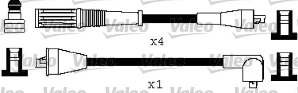 Valeo 346507 - Комплект запалителеи кабели vvparts.bg