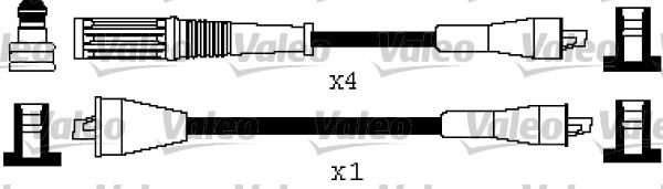 Valeo 346515 - Комплект запалителеи кабели vvparts.bg