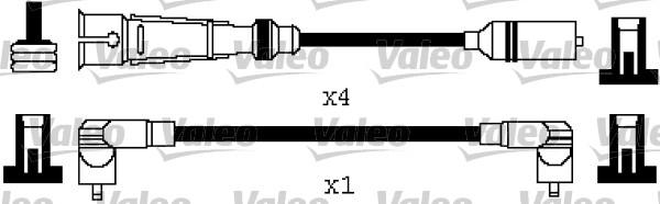 Valeo 346580 - Комплект запалителеи кабели vvparts.bg