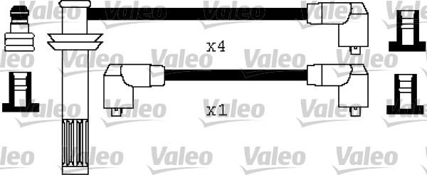 Valeo 346531 - Комплект запалителеи кабели vvparts.bg