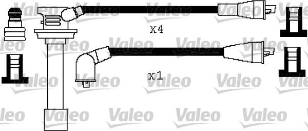 Valeo 346533 - Комплект запалителеи кабели vvparts.bg