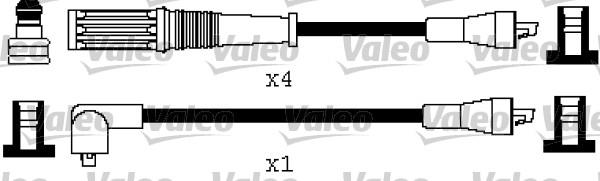 Valeo 346532 - Комплект запалителеи кабели vvparts.bg
