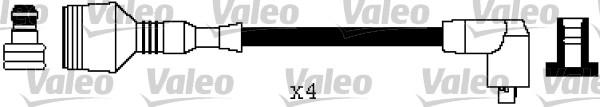 Valeo 346522 - Комплект запалителеи кабели vvparts.bg