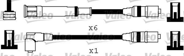 Valeo 346575 - Комплект запалителеи кабели vvparts.bg