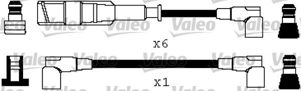 Valeo 346570 - Комплект запалителеи кабели vvparts.bg