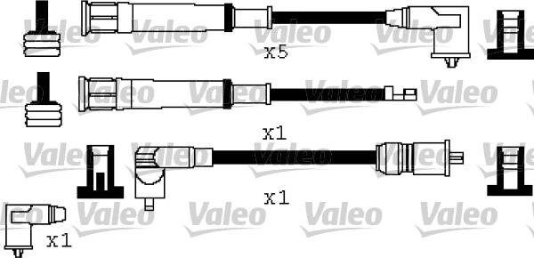 Valeo 346573 - Комплект запалителеи кабели vvparts.bg