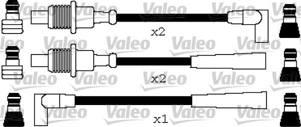 Valeo 346649 - Комплект запалителеи кабели vvparts.bg