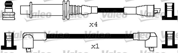 Valeo 346648 - Комплект запалителеи кабели vvparts.bg