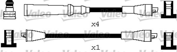 Valeo 346642 - Комплект запалителеи кабели vvparts.bg