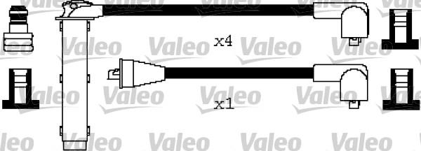 Valeo 346656 - Комплект запалителеи кабели vvparts.bg