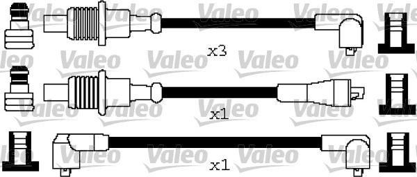 Valeo 346650 - Комплект запалителеи кабели vvparts.bg