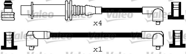 Valeo 346651 - Комплект запалителеи кабели vvparts.bg
