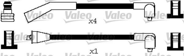 Valeo 346653 - Комплект запалителеи кабели vvparts.bg