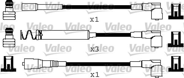 Valeo 346669 - Комплект запалителеи кабели vvparts.bg