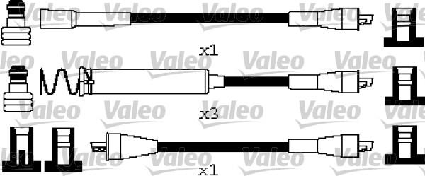 Valeo 346664 - Комплект запалителеи кабели vvparts.bg