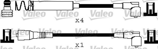 Valeo 346665 - Комплект запалителеи кабели vvparts.bg