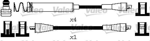 Valeo 346666 - Комплект запалителеи кабели vvparts.bg